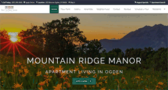 Desktop Screenshot of mountainridgemanor.com